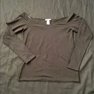 H&M off shoulder long sleeve